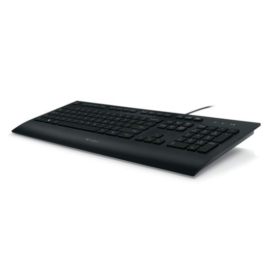 Logitech K280E Pro f/ Business clavier USB QWERTY Italien Noir