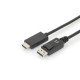 ASSMANN Electronic AK-340303-020-S câble vidéo et adaptateur 2 m HDMI Type A (Standard) DisplayPort Noir