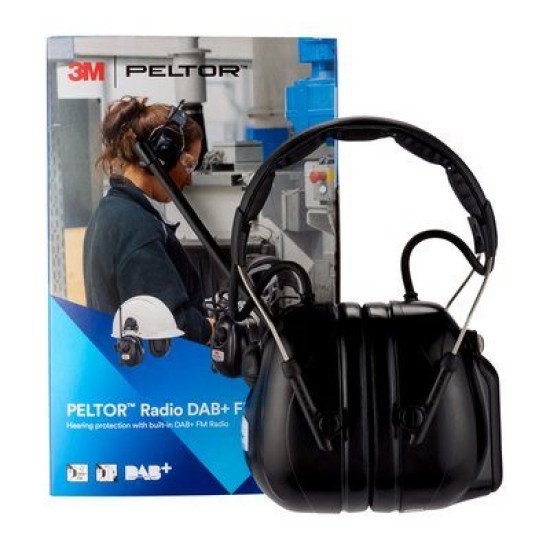 3M HRXD7A-01 écouteur/casque Sans fil Arceau Bureau/Centre d'appels Noir