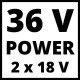 Einhell GE-CT 36/30 Li E-Solo Batterie Noir, Gris, Rouge Einhell GE-CT 36/30 Li E-Solo Batterie Noir, Gris, Rouge