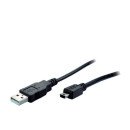 S-Conn 14-16055 câble USB 5 m 2.0 Mini-USB B USB A Noir
