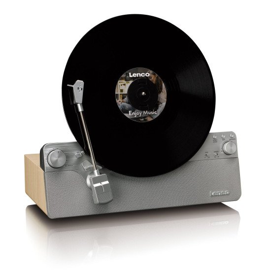 Lenco LSA-071SI Tourne-disque entraîné par courroie Gris Manuel