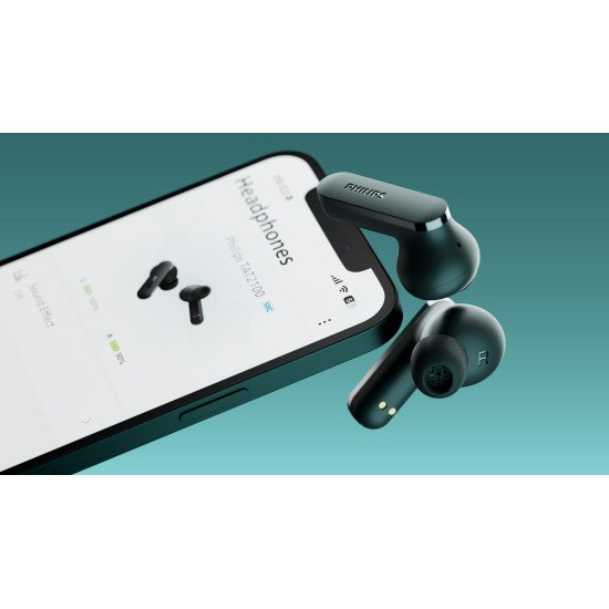 Philips TAT2100 Casque True Wireless Stereo (TWS) Ecouteurs Appels/Musique Bluetooth Noir