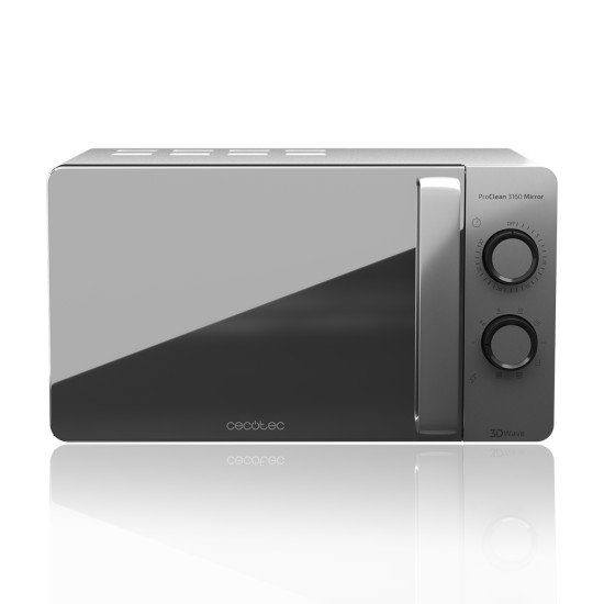 Cecotec ProClean 3160 Mirror Gris Micro-ondes grill Comptoir 20 L 700 W