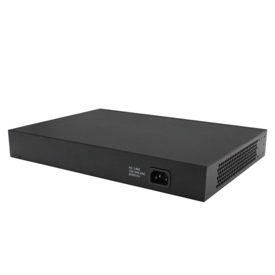 ALLNET ALL-SG8418PM commutateur réseau Géré Gigabit Ethernet (10/100/1000) Connexion Ethernet POE 19U Noir