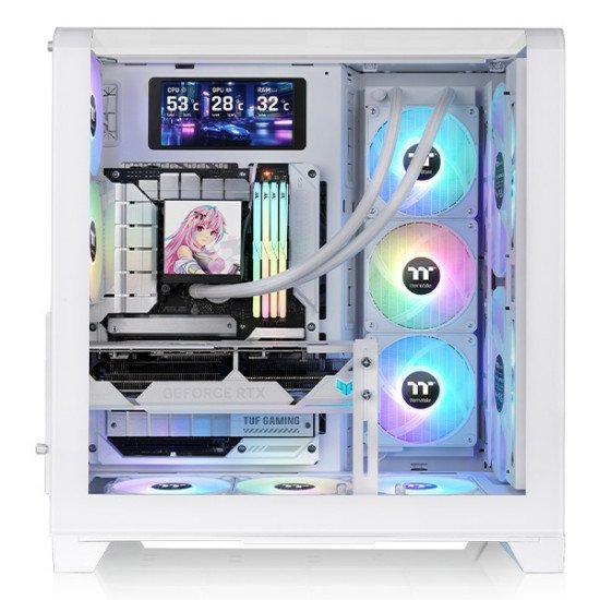 Thermaltake View 390 Air Midi Tower Blanc Thermaltake View 390 Air Midi Tower Blanc