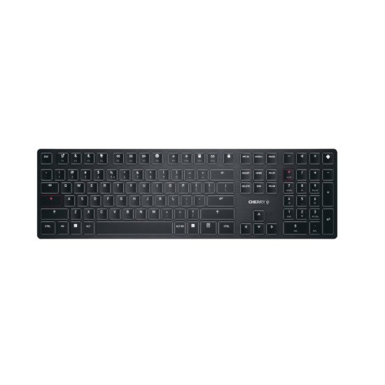 CHERRY KW X ULP clavier USB + RF Wireless + Bluetooth QWERTY US International Noir