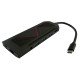 LC-Power LC-HUB-C-MULTI-6-RGB hub & concentrateur USB 3.2 Gen 2 (3.1 Gen 2) Type-C 5000 Mbit/s Noir