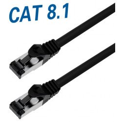 Transmedia TI 29-1,5 câble de réseau Noir 1,5 m Cat8.1 S/FTP (S-STP)
