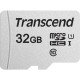 Transcend microSDHC 300S 32GB mémoire flash 32 Go Classe 10 NAND