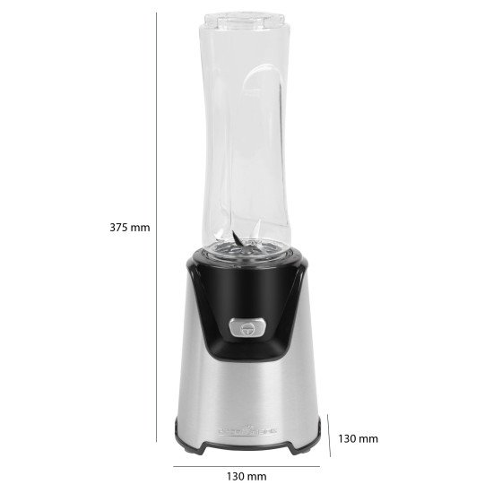 ProfiCook 501153 blender Mélangeur de table 400 W Noir, Argent