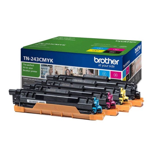 Brother TN-243CMYK toner Original Noir, Cyan, Magenta, Jaune Multipack