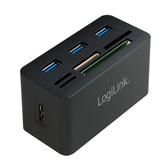 LogiLink CR0042 hub & concentrateur USB 3.2 Gen 1 (3.1 Gen 1) Type-A 5000 Mbit/s