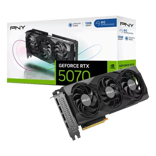 PNY GeForce RTX 5070 OC NVIDIA 12 Go GDDR7 PNY GeForce RTX 5070 OC NVIDIA 12 Go GDDR7
