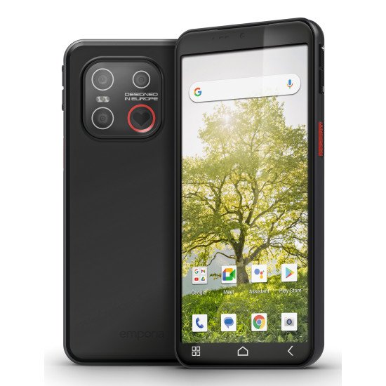 Emporia emporiaSMART.ME7 13,8 cm (5.45") SIM unique Android 15 4G USB Type-C 6 Go 128 Go 3500 mAh Noir