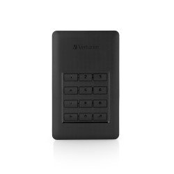 Verbatim Store'n'Go disque dur externe 2 To Noir, Argent Verbatim Store'n'Go disque dur externe 2 To Noir, Argent