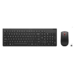 Lenovo 4X31N50739 clavier Souris incluse Universel RF sans fil QWERTY Espagnole Noir Lenovo 4X31N50739 clavier Souris incluse Universel RF sans fil QWERTY Espagnole Noir