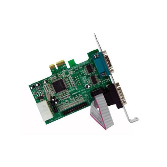 StarTech.com Carte PCI Express avec 2 Ports Série RS232 et 1 Port Parallèle - UART 16550