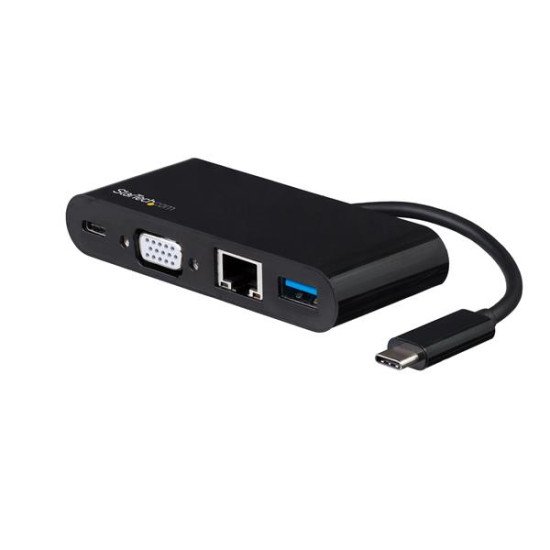 StarTech.com Adaptateur multiport USB-C VGA USB 3.0 GbE