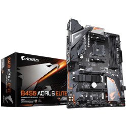 Gigabyte B450 AORUS ELITE carte mère Emplacement AM4 AMD B450 ATX Gigabyte B450 AORUS ELITE carte mère Emplacement AM4 AMD B450 ATX