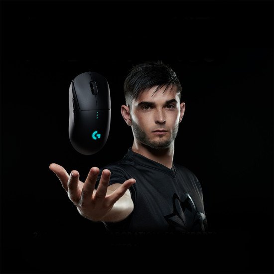 Logitech G Pro Wireless souris Ambidextre RF sans fil Optique 25600 DPI