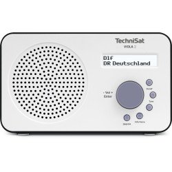 TechniSat 0000/3906 Radio portable Numérique Noir, Blanc