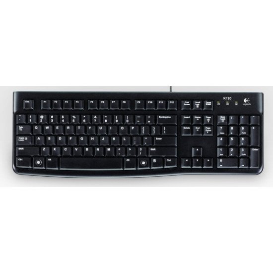 Logitech K120 Clavier USB Noir QWERTZ LU