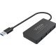 Vision TC-USBHUB4P hub & concentrateur USB 3.2 Gen 1 (3.1 Gen 1) Type-A 5 Mbit/s Noir