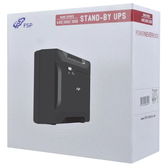 FSP/Fortron Nano 600 0,6 kVA 360 W 2 sortie(s) CA FSP/Fortron Nano 600 0,6 kVA 360 W 2 sortie(s) CA