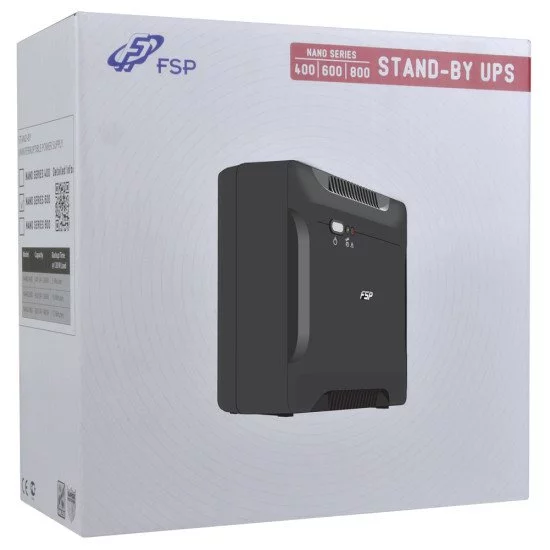 FSP/Fortron Nano 600 0,6 kVA 360 W 2 sortie(s) CA FSP/Fortron Nano 600 0,6 kVA 360 W 2 sortie(s) CA