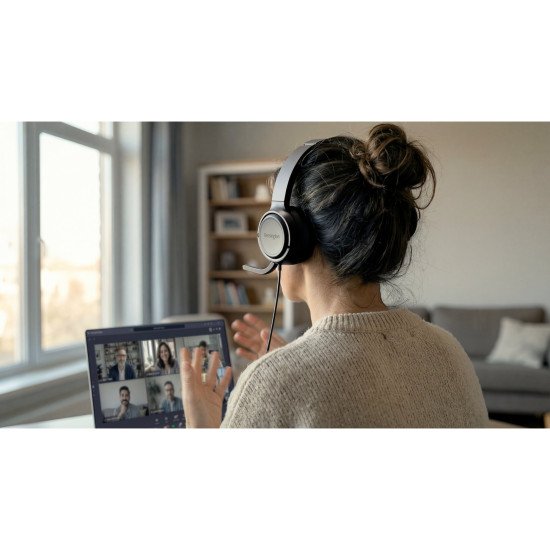 Kensington H950 EQ Micro‑casque supra‑aural USB-C/USB-A