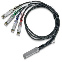 Mellanox Technologies MCP7F00-A001R30N câble de fibre optique 1 m LSZH QSFP28 4x SFP28 Noir