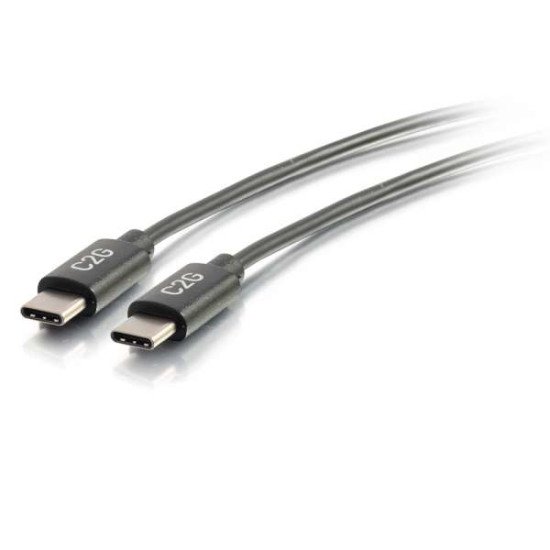C2G 0,9 M CÂBLE USB-C VERS USB-C 2.0 MÂLE VERS MÂLE (3 A)