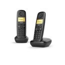 Gigaset A270 Duo Téléphone DECT Identification de l'appelant Noir Gigaset A270 Duo Téléphone DECT Identification de l'appelant Noir