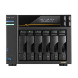 Asustor LOCKERSTOR 6 Gen3 (AS6806T) NAS Bureau AMD Ryzen V3C14 16 Go DDR5 ADM Noir