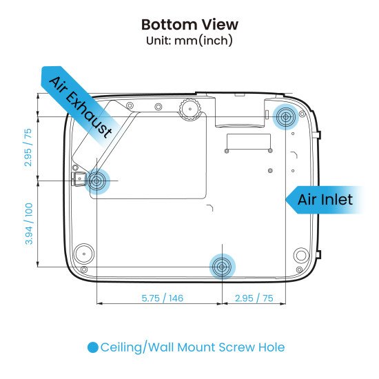 BenQ TH575i Projecteur à focale standard 3800 ANSI lumens DLP 1080p (1920x1080) Compatibilité 3D Blanc