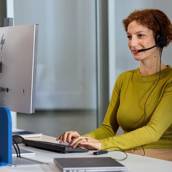 HP Poly Micro-casque filaire USB monaural Mission 415 (en vrac)