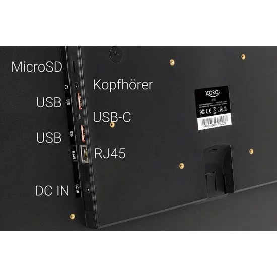 Xoro MegaPAD 2404 V7 64 Go 61 cm (24") 4 Go Wi-Fi 6 (802.11ax) Android 13 Noir Xoro MegaPAD 2404 V7 64 Go 61 cm (24") 4 Go Wi-Fi 6 (802.11ax) Android 13 Noir