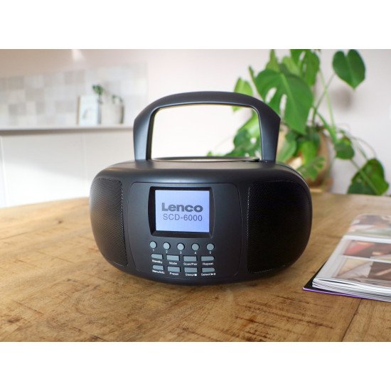 Lenco SCD-6000 Radio portable Numérique Noir Lenco SCD-6000 Radio portable Numérique Noir
