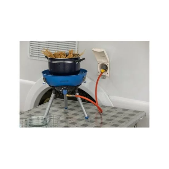 Campingaz Party Grill 400 Caravan Dessus de table propane/butane Noir, Bleu, Acier satin 2000 W Campingaz Party Grill 400 Caravan Dessus de table propane/butane Noir, Bleu, Acier satin 2000 W