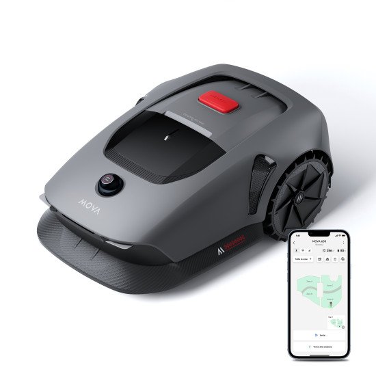 MOVA Tech M600 KIT tondeuse à gazon Tondeuse à gazon robot Batterie Noir, Gris, Rouge MOVA Tech M600 KIT tondeuse à gazon Tondeuse à gazon robot Batterie Noir, Gris, Rouge