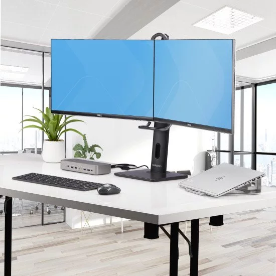 StarTech.com Support de Bureau pour Double Écrans de 27 pouces, Montage VESA 75x75/100x100, Réglage de la Hauteur Sans Outil, Jusqu'à 6kg par Écran StarTech.com Support de Bureau pour Double Écrans de 27 pouces, Montage VESA 75x75/100x100, Réglage de la Hauteur Sans Outil, Jusqu'à 6kg par Écran