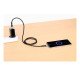 Manhattan Câble USB-C vers USB-C haute vitesse (240 W), 2 m, charge ordinateur portable + données et vidéo rapides, compatible tous PC portables (un chargeur mural USB-C de 240 W supplémentaire est nécessaire), transferts jusqu'à 40 Gbit/s, noir, garantie