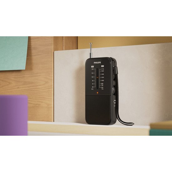 Philips TAR1509/00 Radio portable Analogique Noir