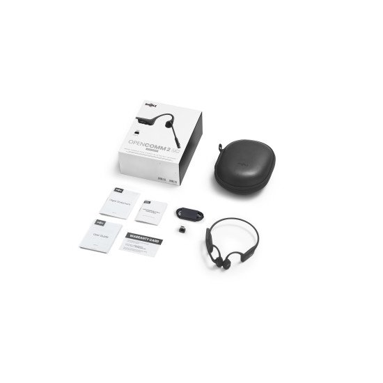 SHOKZ C120-AC-BK casque Sans fil Crochets auriculaires Bureau/Centre d'appels USB Type-C Bluetooth Noir