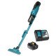 Makita DCL286FRF aspirateur balai et balai électrique Aspirateur-balai 2 en 1 Batterie Sec Cyclonique Sans sac 0,25 L 100 W Noir, Bleu 3 Ah