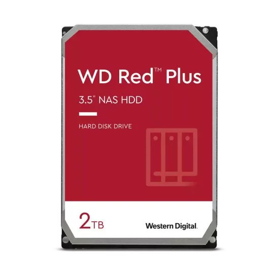 Western Digital Red Plus WD20EFPX disque dur 3.5" 2 To SATA Western Digital Red Plus WD20EFPX disque dur 3.5" 2 To SATA