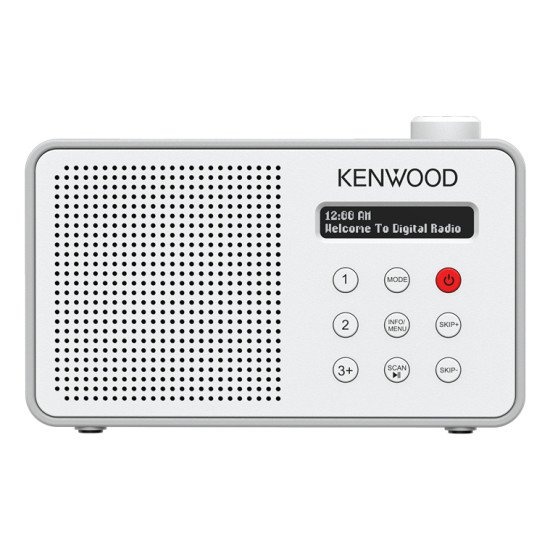 Kenwood CR-M25DAB-W Radio portable Numérique Blanc