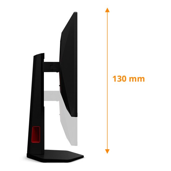 AOC G4 25G4KUR écran PC 62,2 cm (24.5") 1920 x 1080 pixels Full HD LED Noir, Rouge