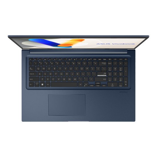 ASUS Vivobook 17 X1704VA-AU836W Intel Core 5 120U Ordinateur portable 43,9 cm (17.3") Full HD 16 Go DDR4-SDRAM 512 Go SSD Wi-Fi 6 (802.11ax) Windows 11 Home Belge Bleu